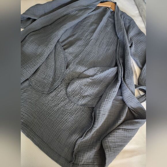 Parachute waffle robe unisex lagenlook minimalist freestyle - Picture 11 of 12